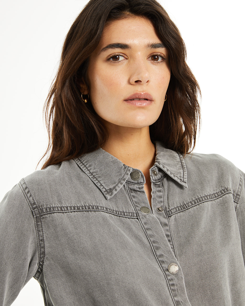 Camisa tencel bolsillos