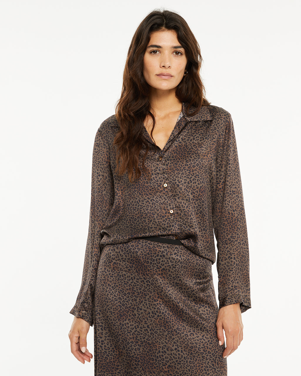 Camisa estampada animal print