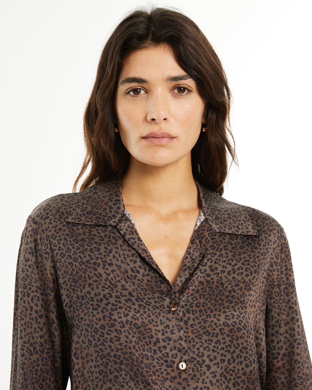 Camisa estampada animal print