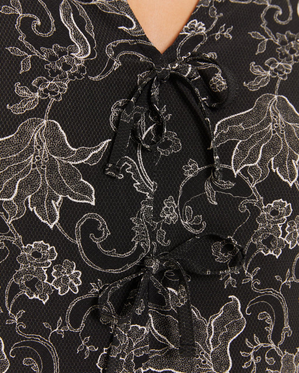 Camisa estampada cuello mao