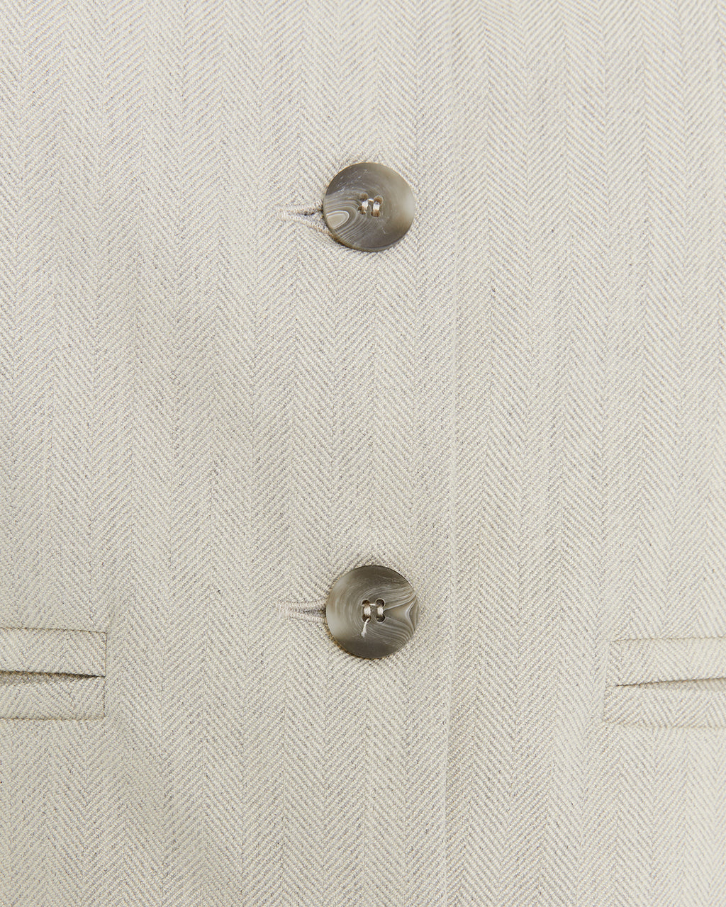 Chaleco espiga con pinzas