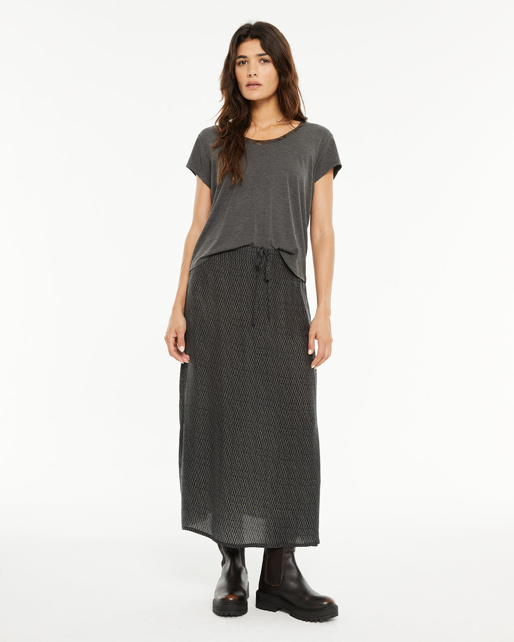 Camiseta manga corta con detalles foil