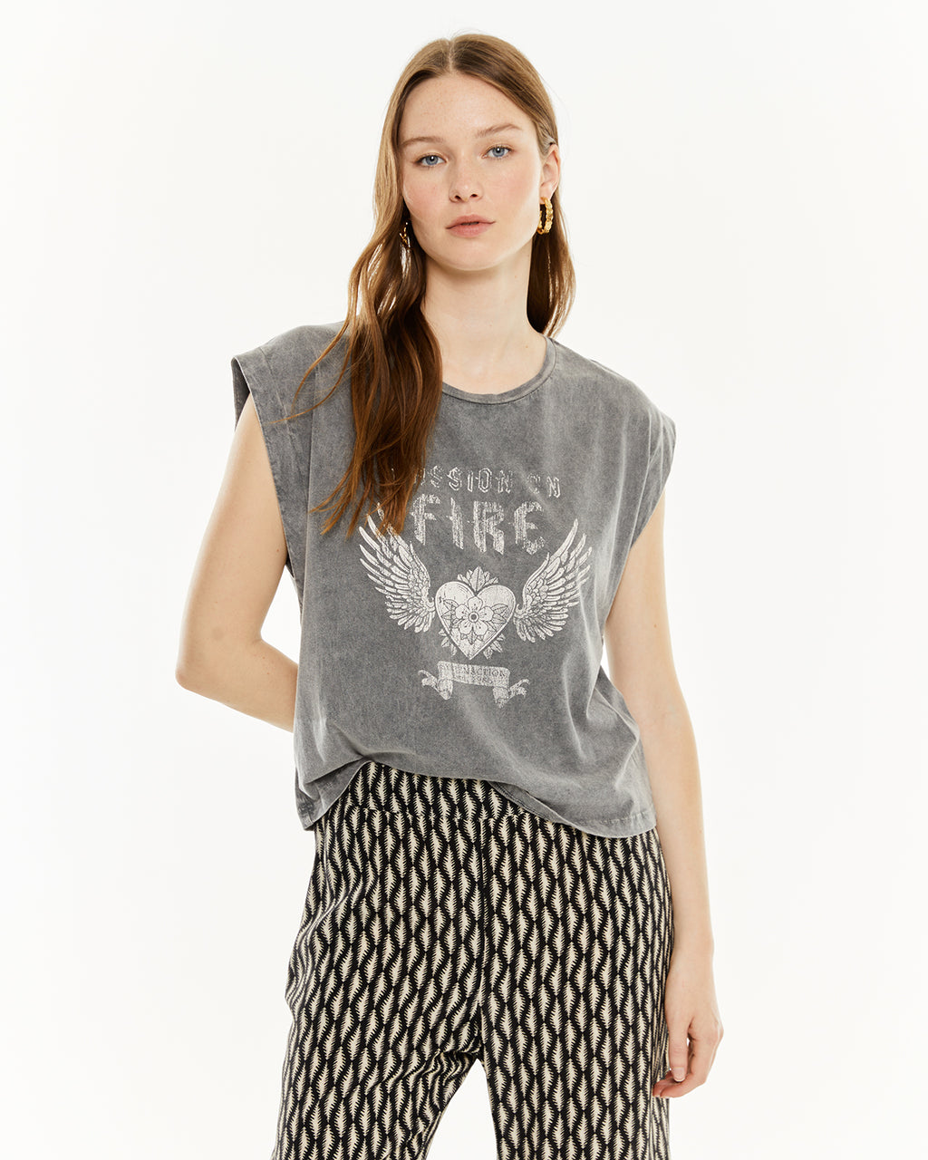 Camiseta posicional corazón