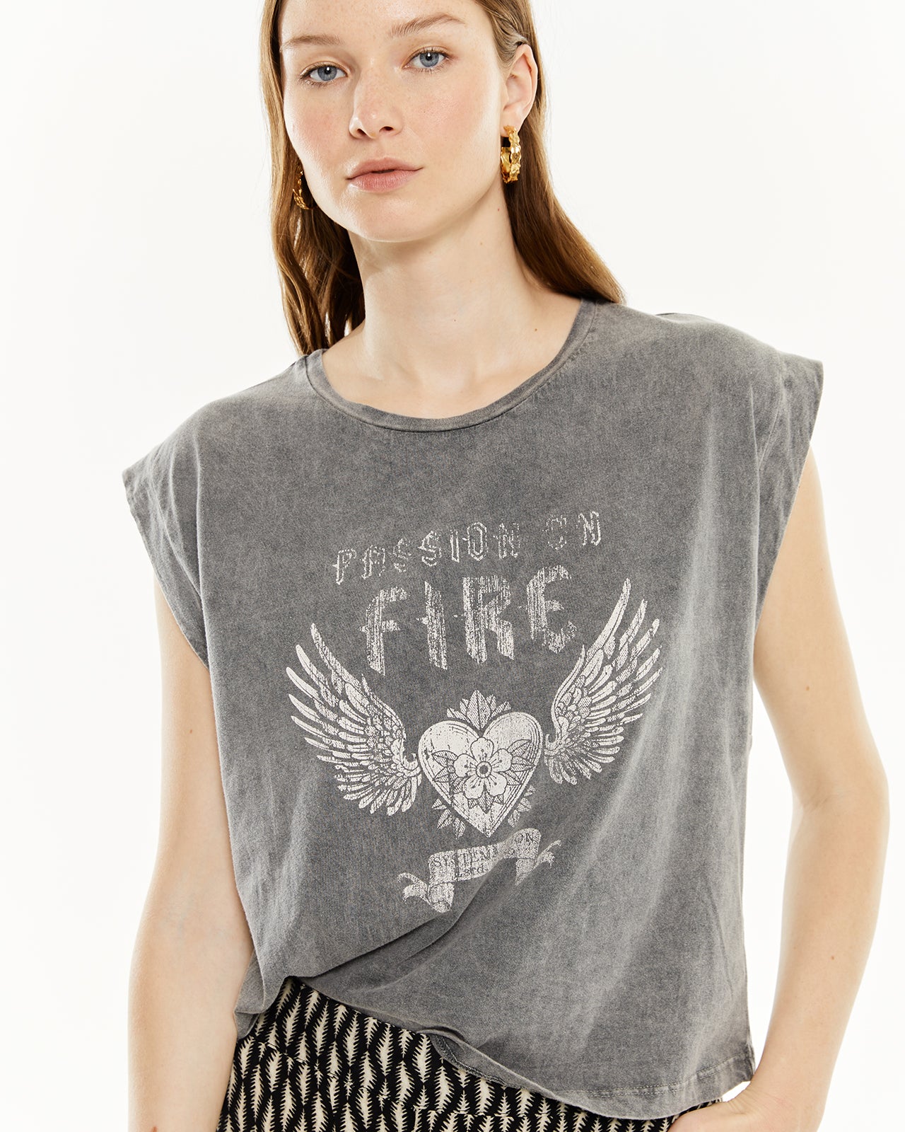 T-shirt positionnel du cœur