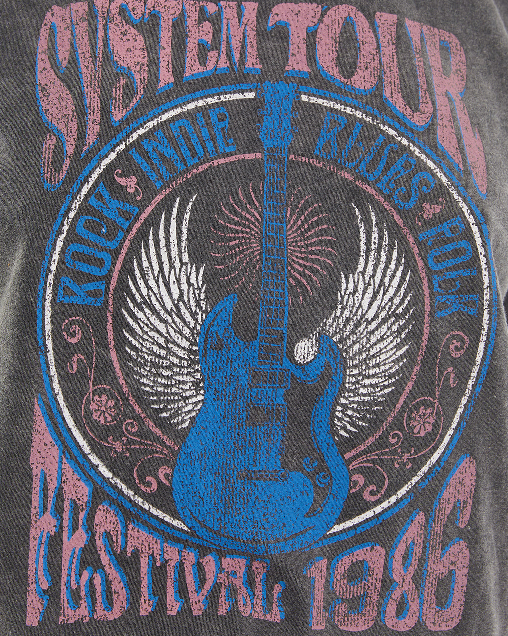 Camiseta posicional guitarra