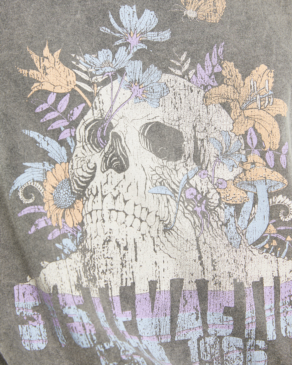 Camiseta posicional calavera