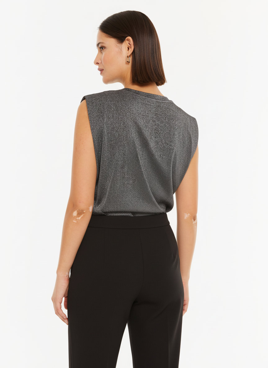 T-shirt de soirée en lurex