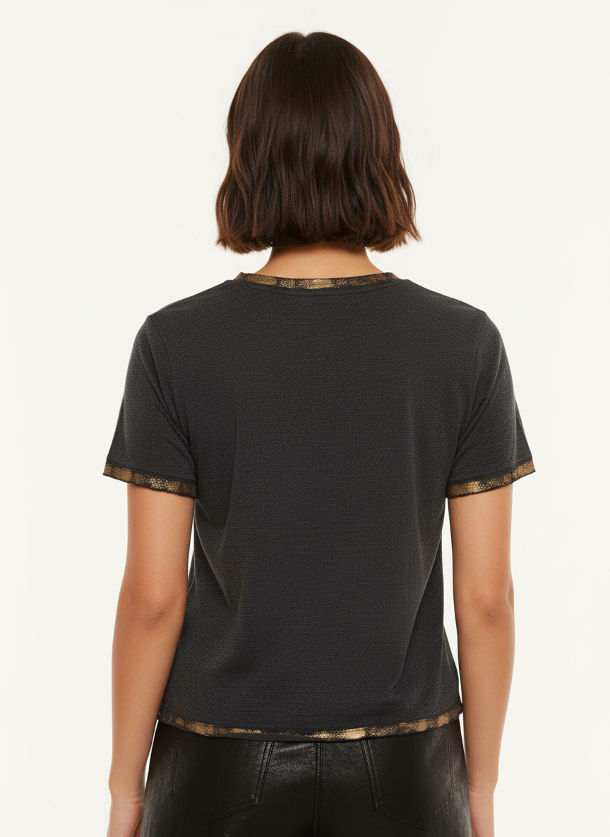 T-shirt métallisé