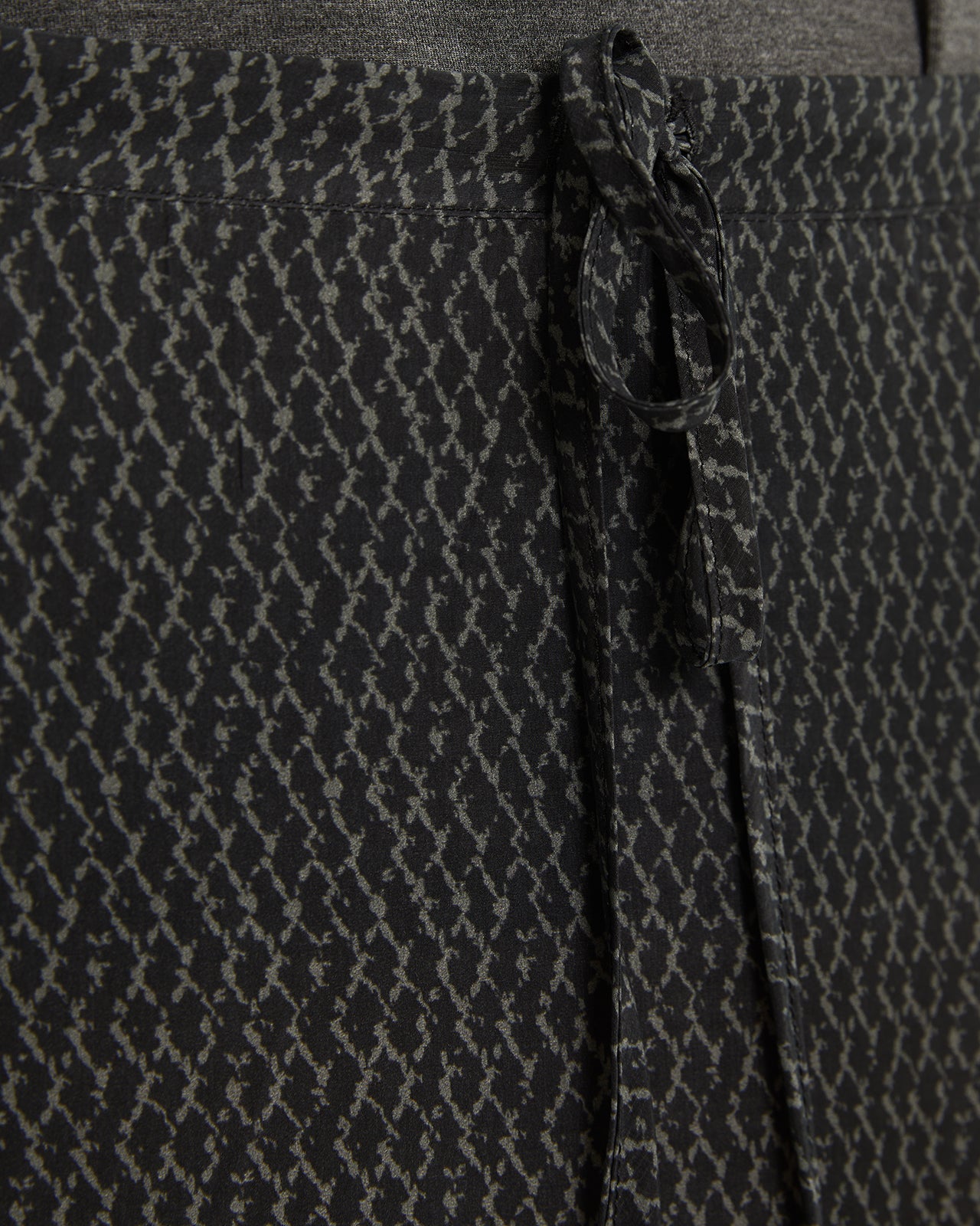 Falda cupro fluida estampada