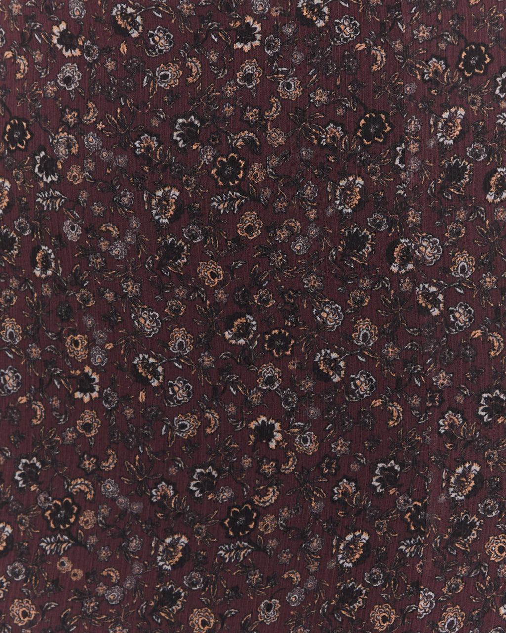 Falda midi estampado floral pequeño