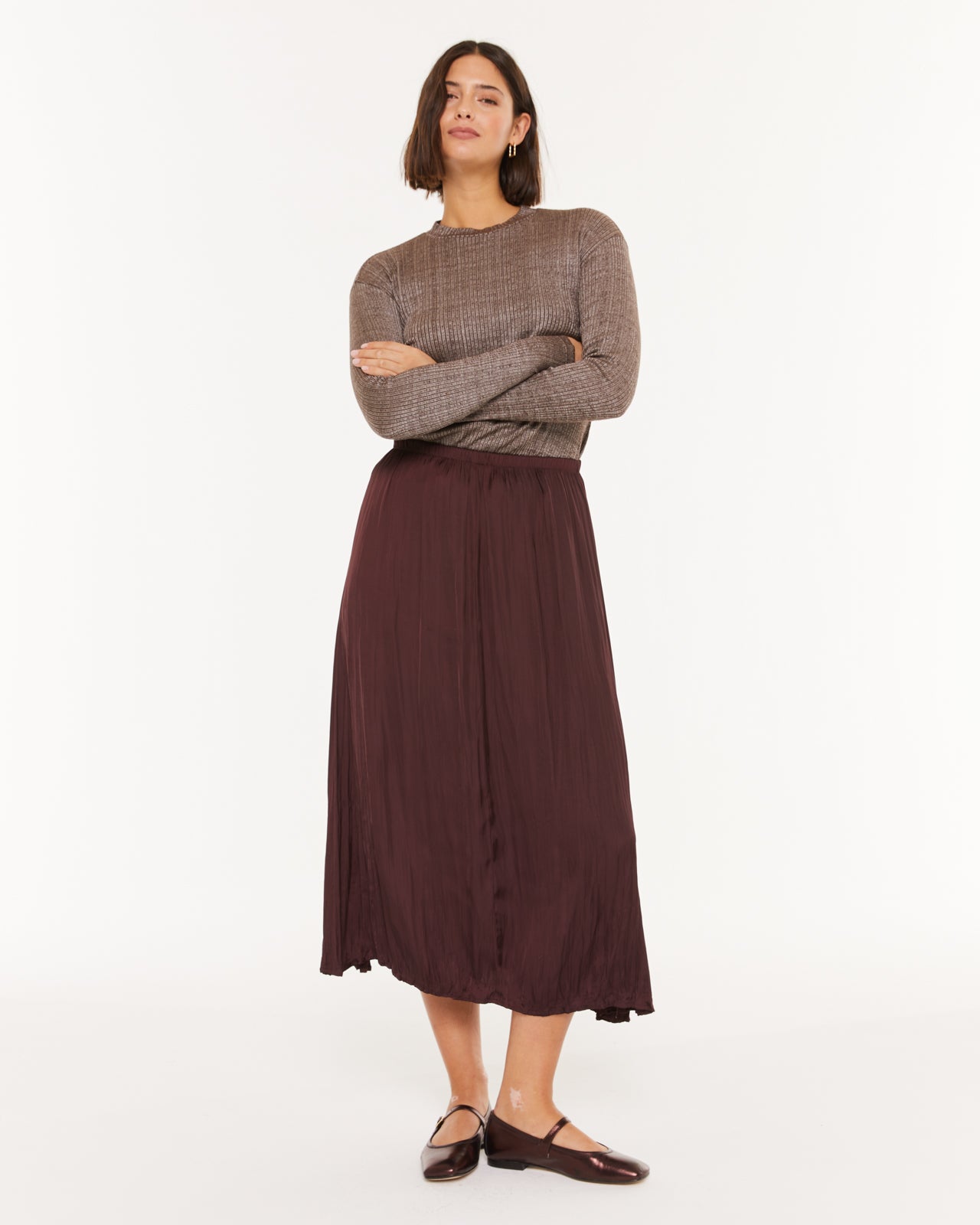 Jupe trapèze souple