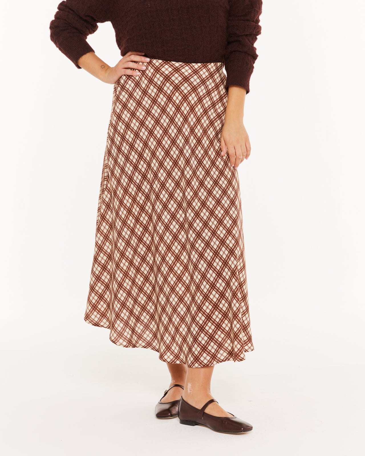 jupe à carreaux