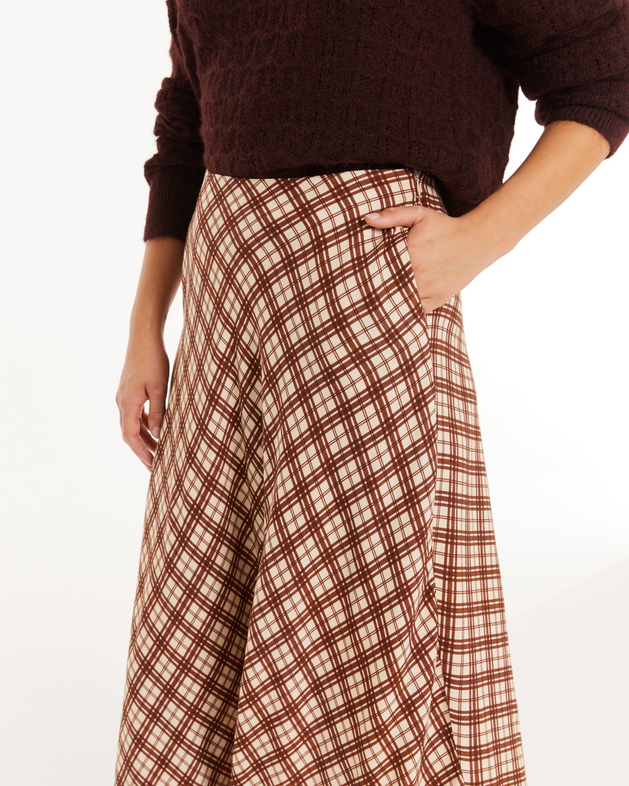jupe à carreaux