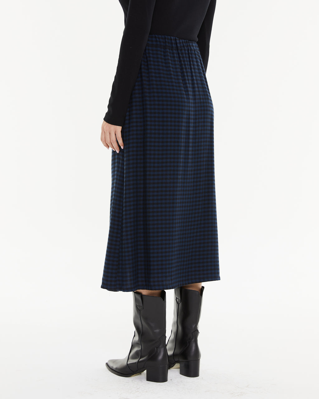 Falda cuadros con botones