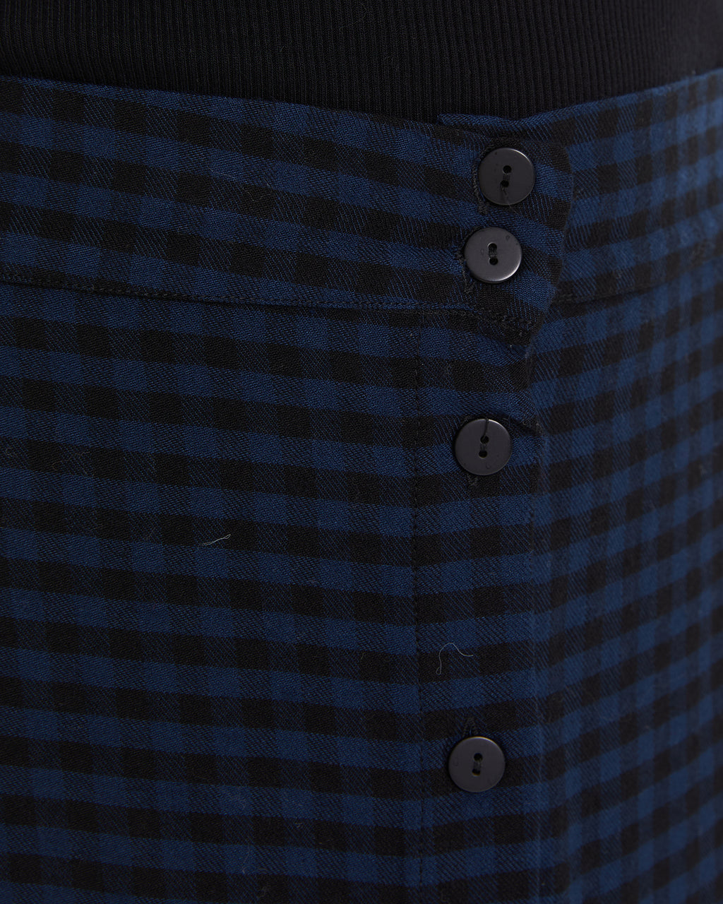 Falda cuadros con botones