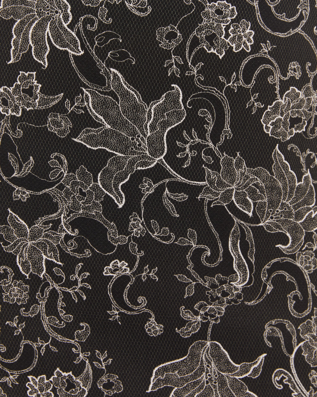 Falda estampado calado