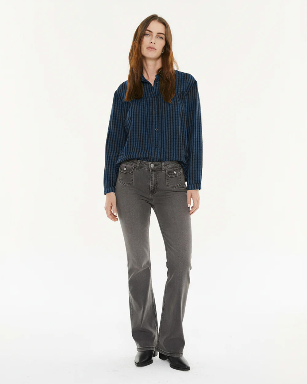 Camisa cuadros con botones