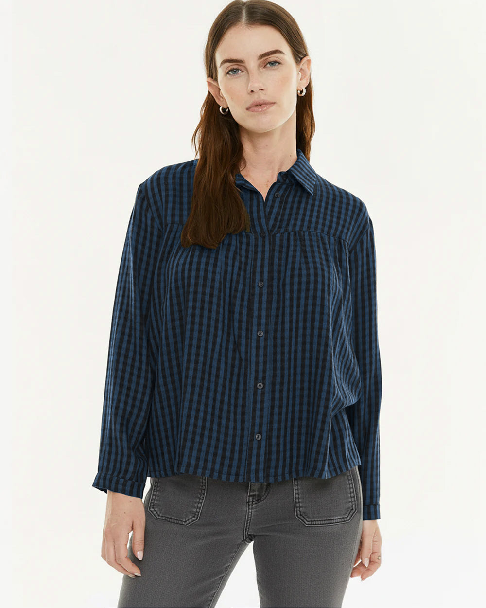 Camisa cuadros con botones