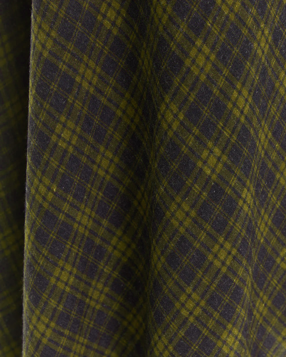 Falda cuadros verdes