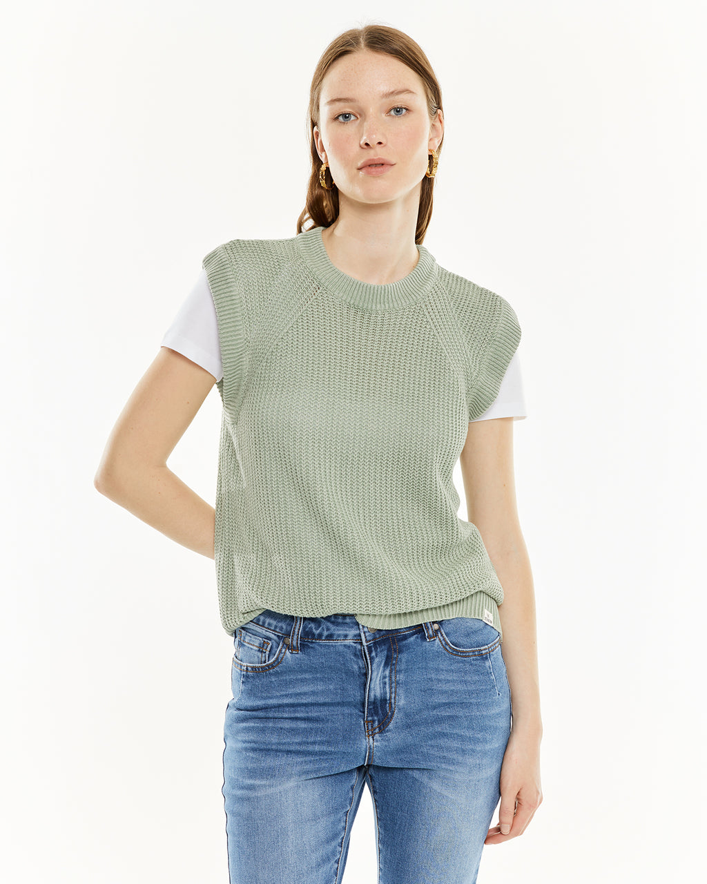 Jersey cuello redondo manga corta