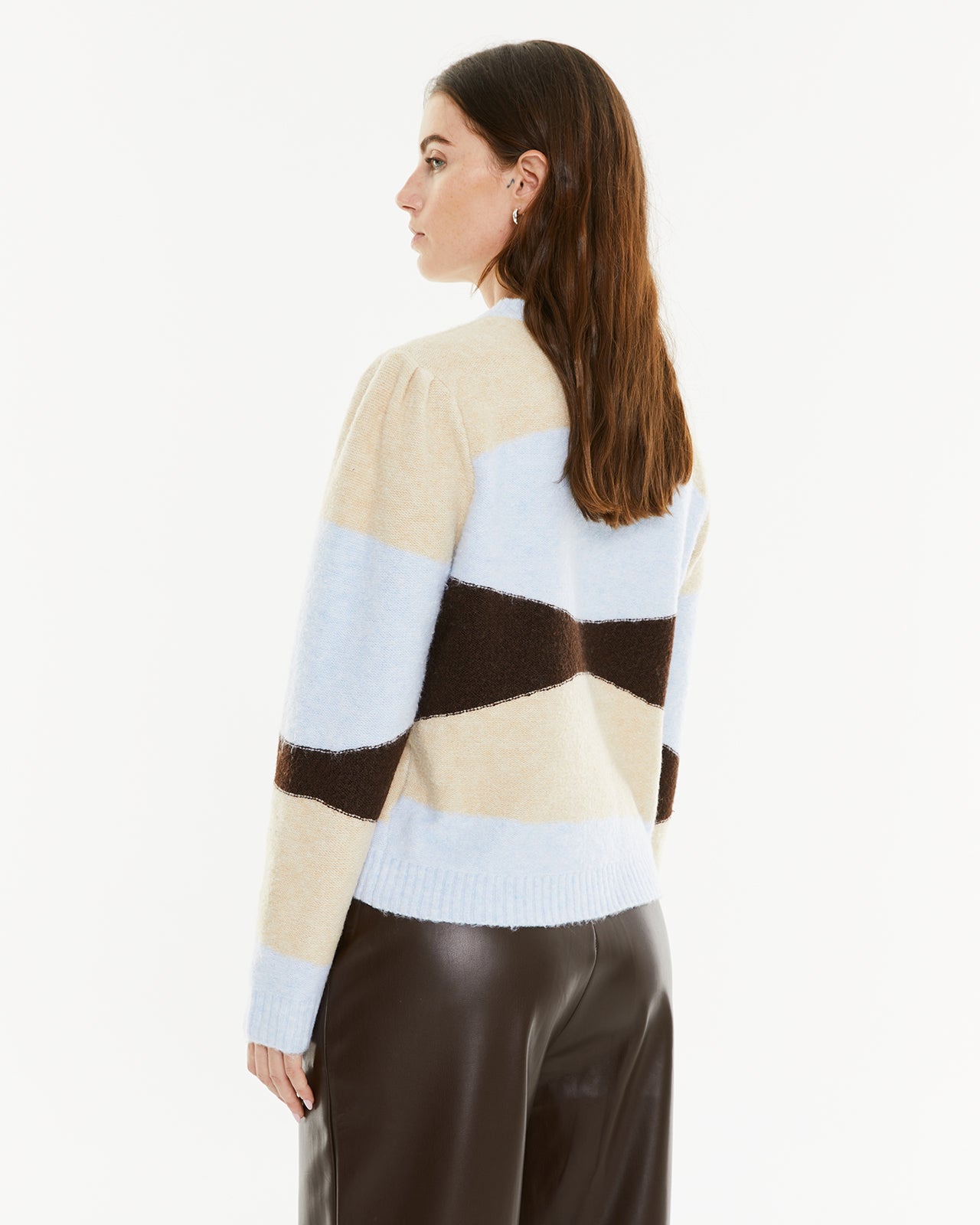 Jersey jacquard tricolor