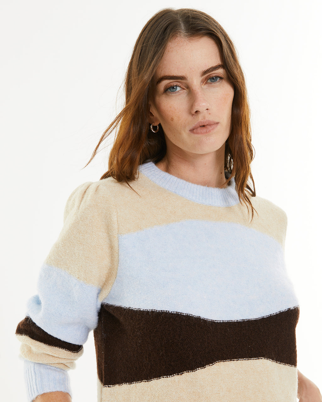 Jersey jacquard tricolor