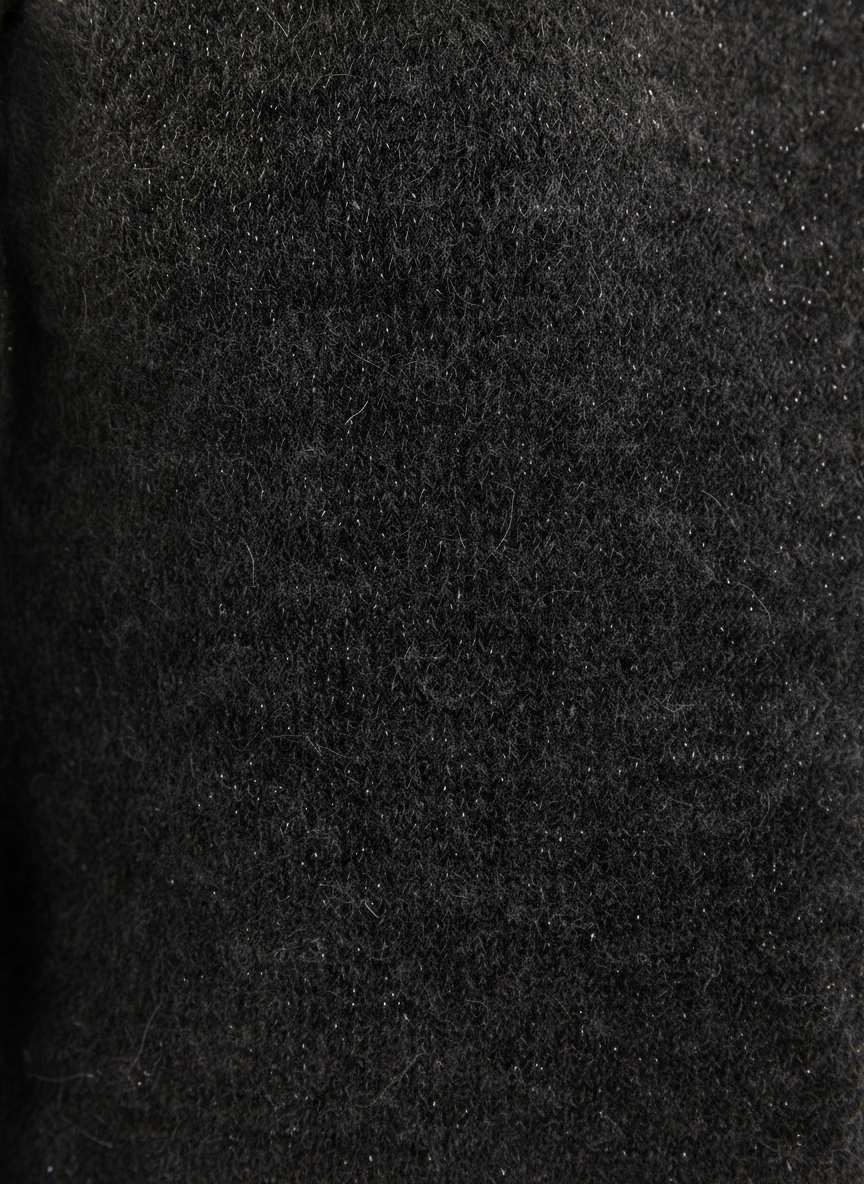 Jersey cuello alto con lurex