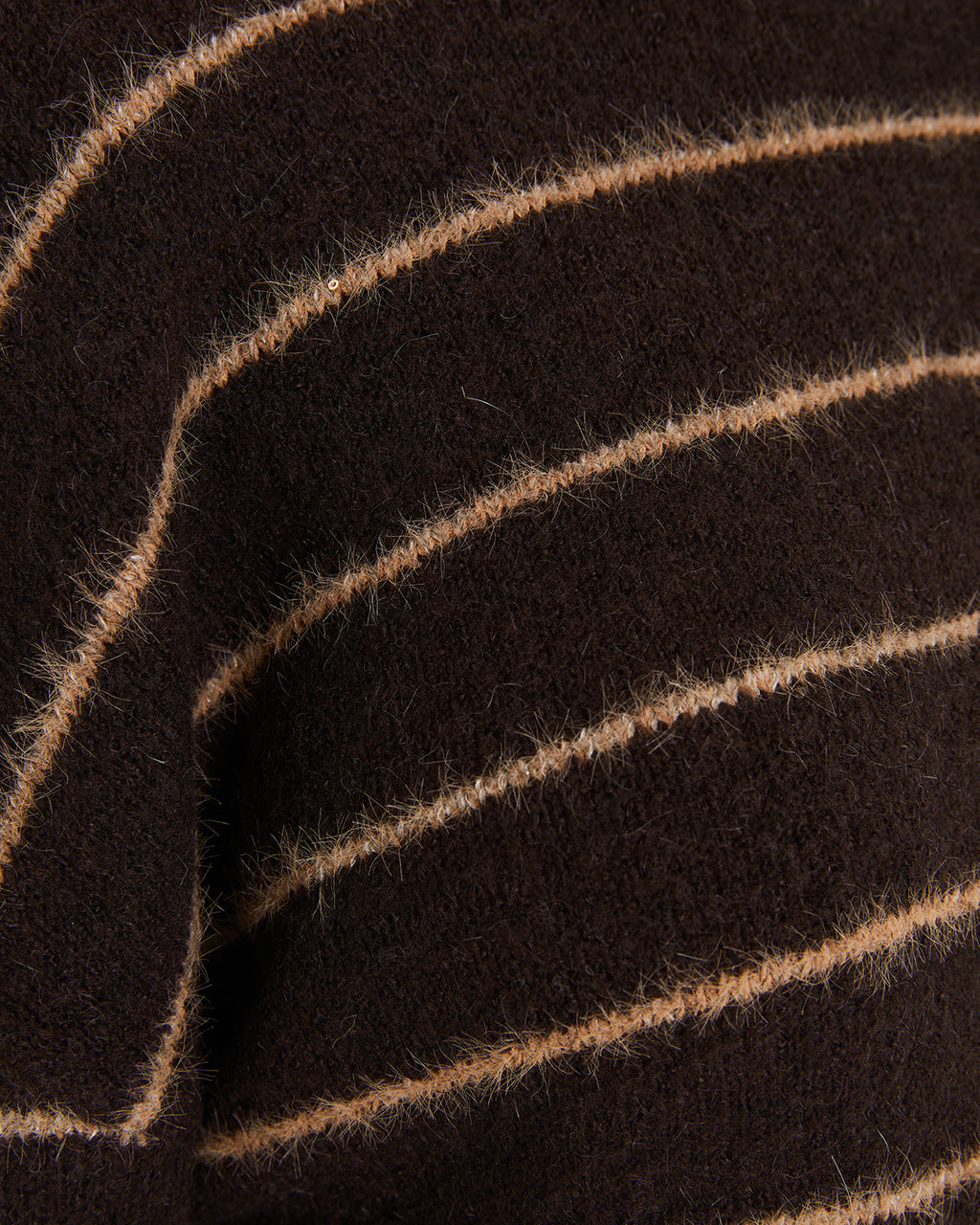 Jersey rayas con cuello redondo