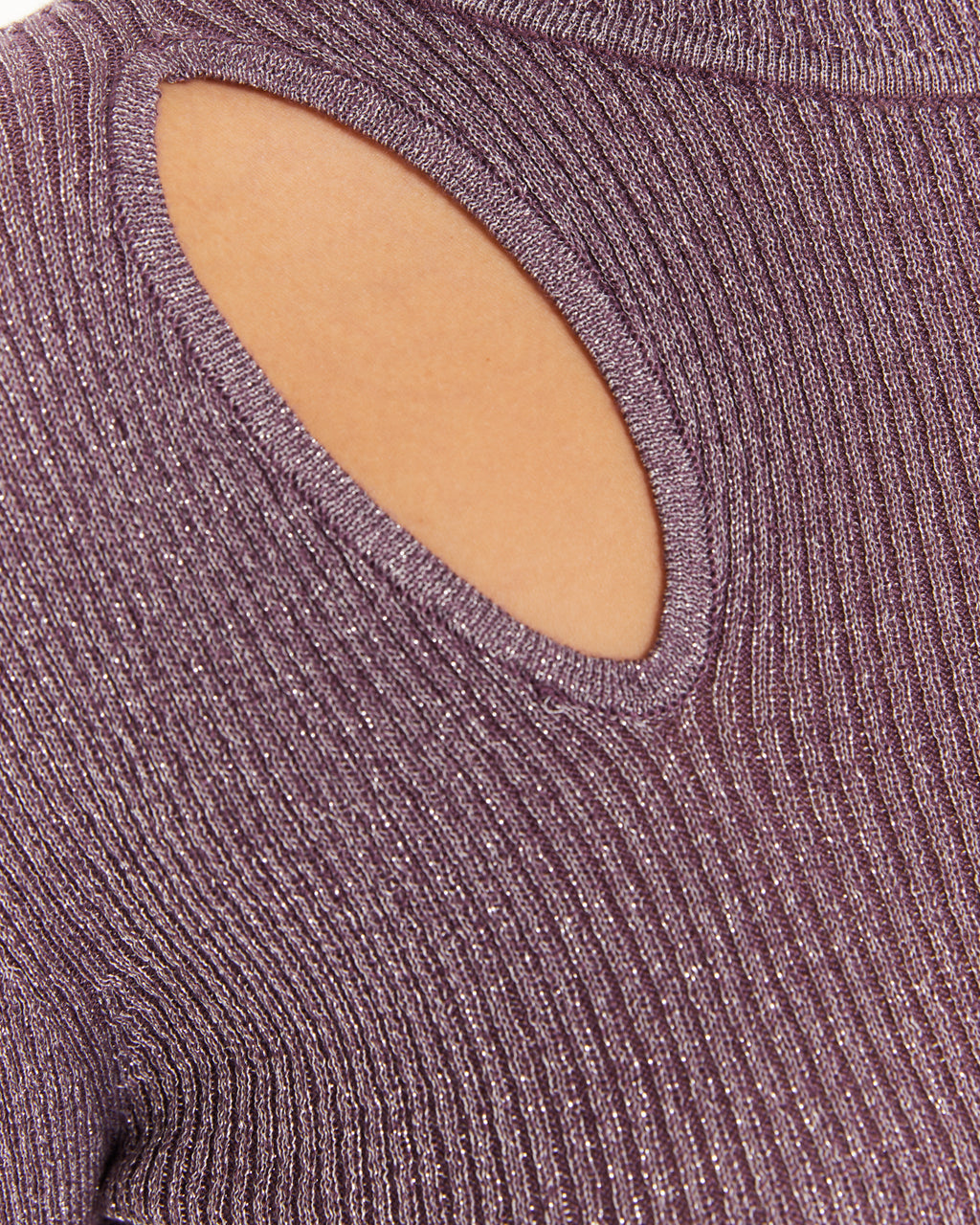 Jersey lúrex cut-out