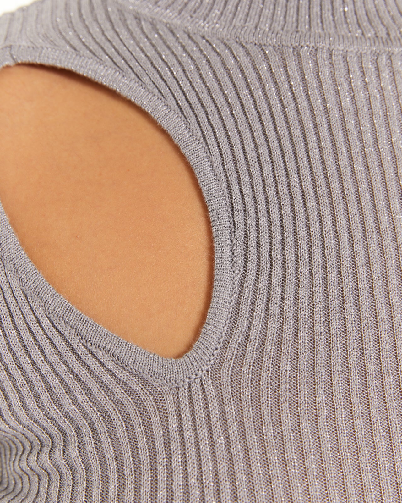 Maillot découpé en lurex