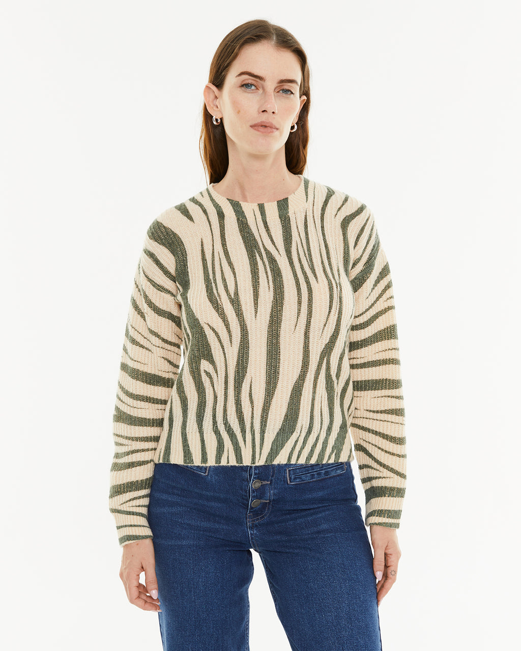 Jersey estampado efecto animal print