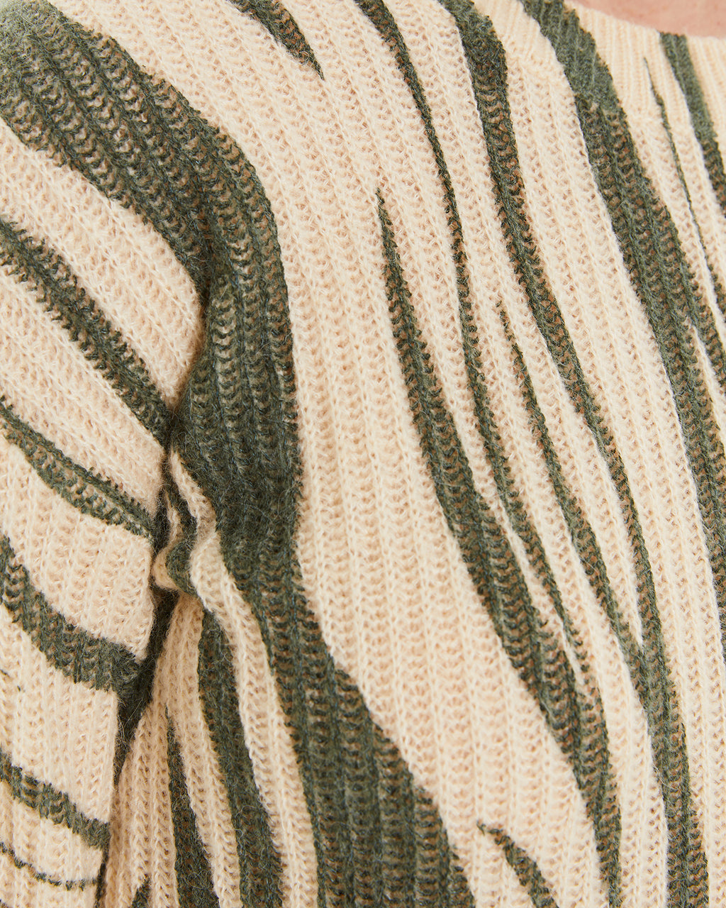 Jersey estampado efecto animal print