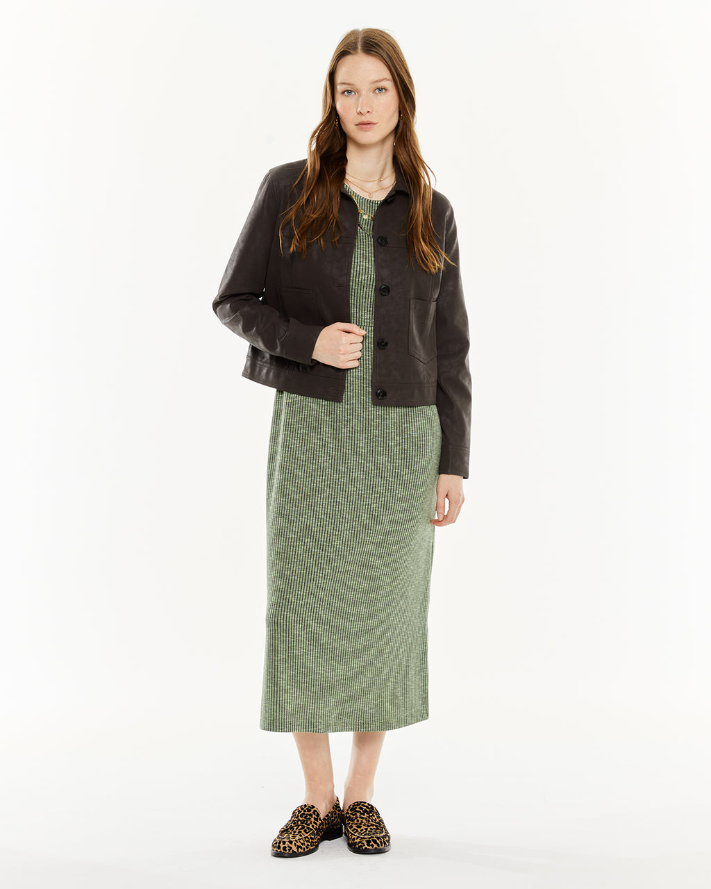 Cazadora cuello con botones