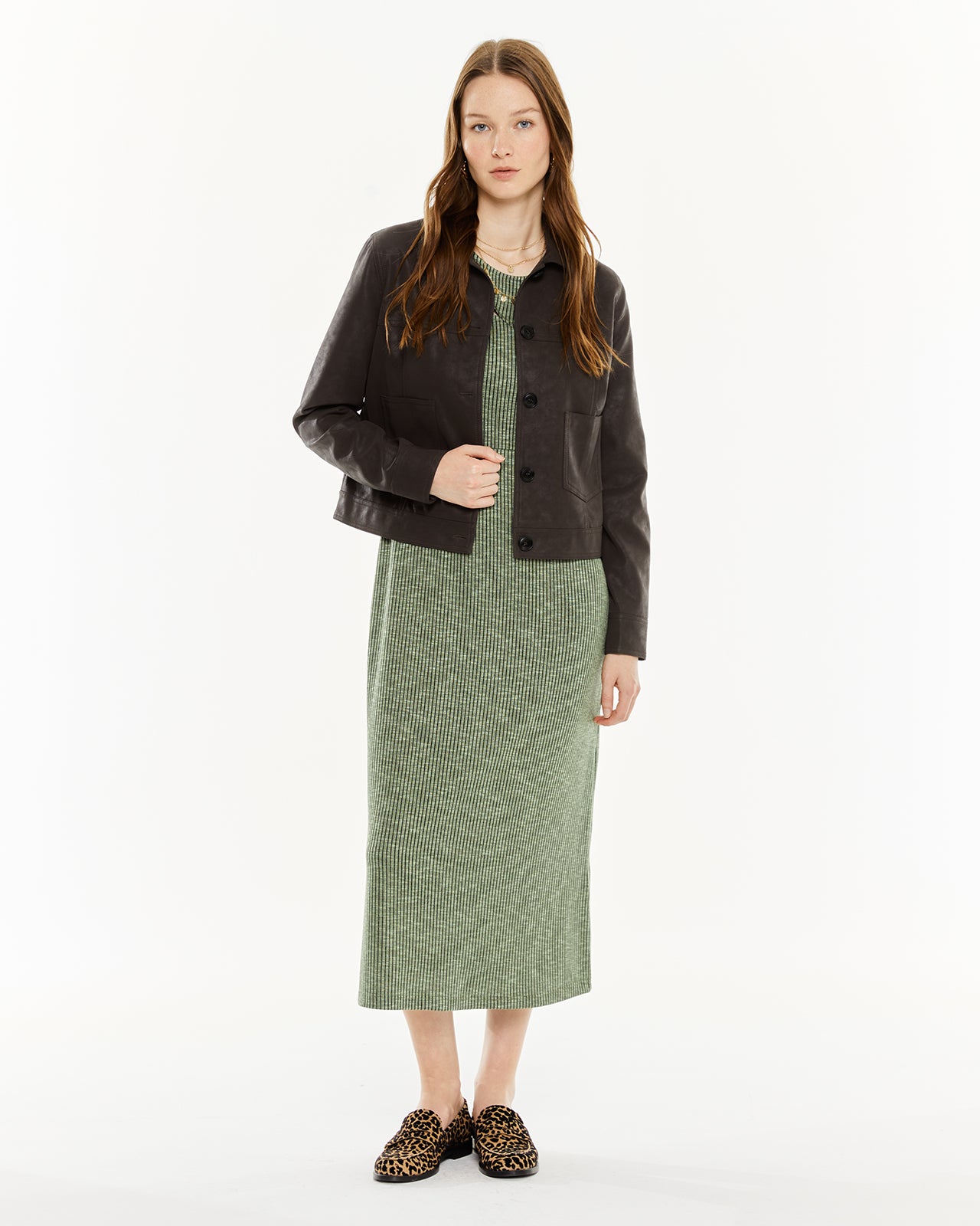 Cazadora cuello con botones