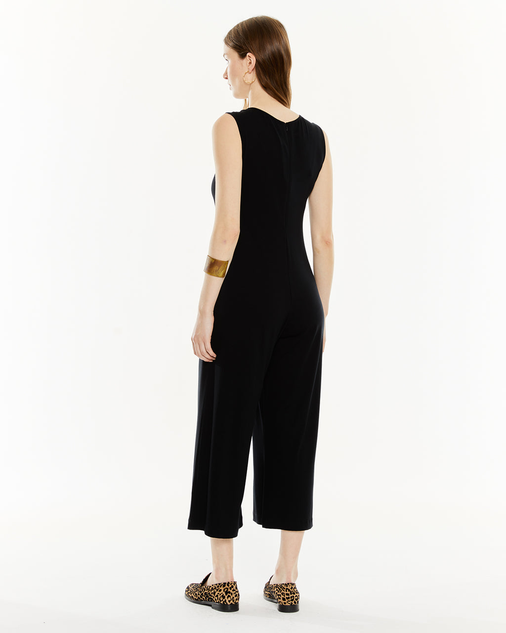 Mono largo escote pico sin mangas