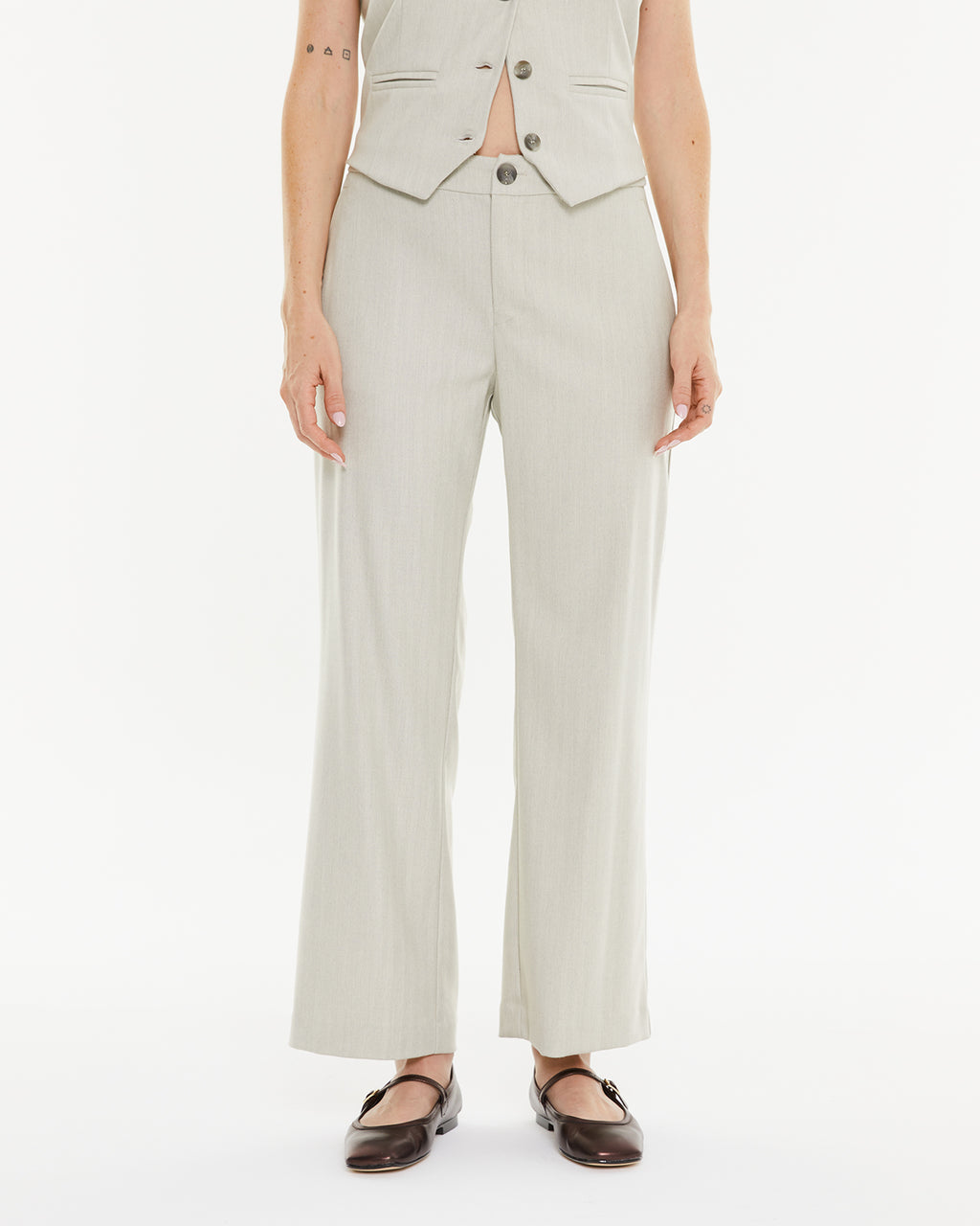 Pantalón traje espiga