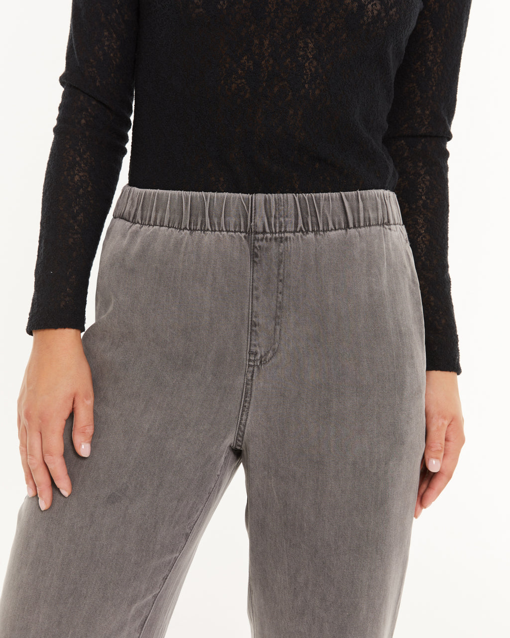 Pantalón tencel con goma