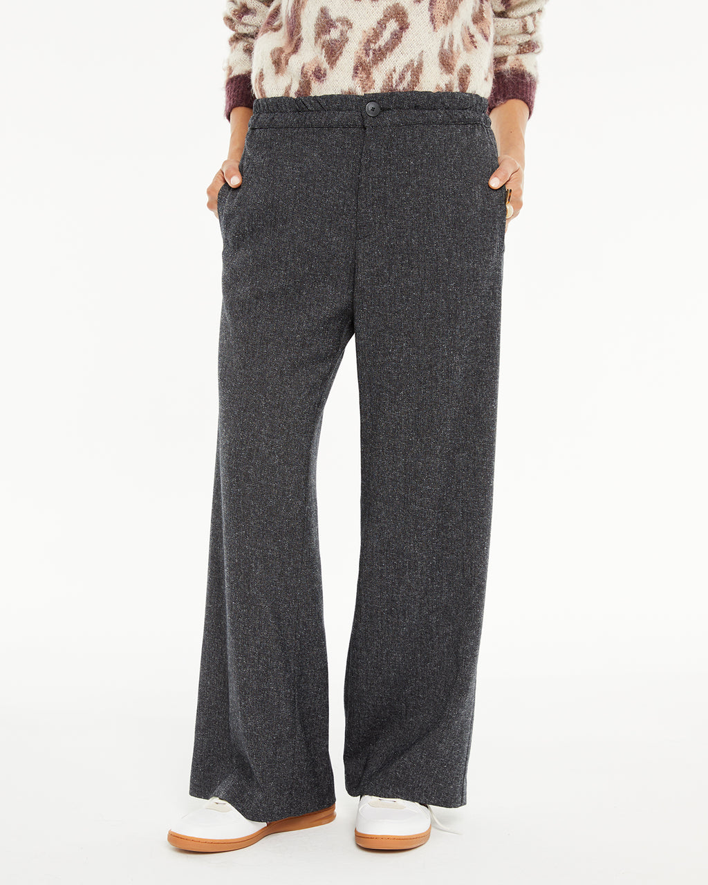 Pantalón ancho traje