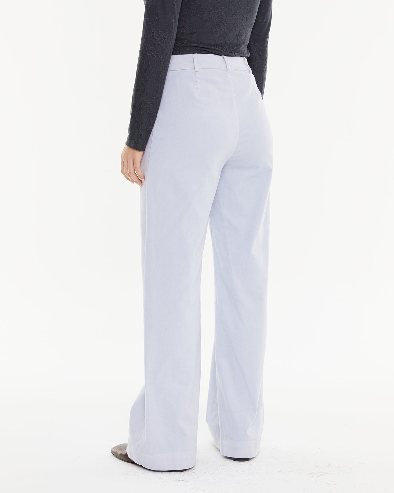pantalon en micro-velours côtelé