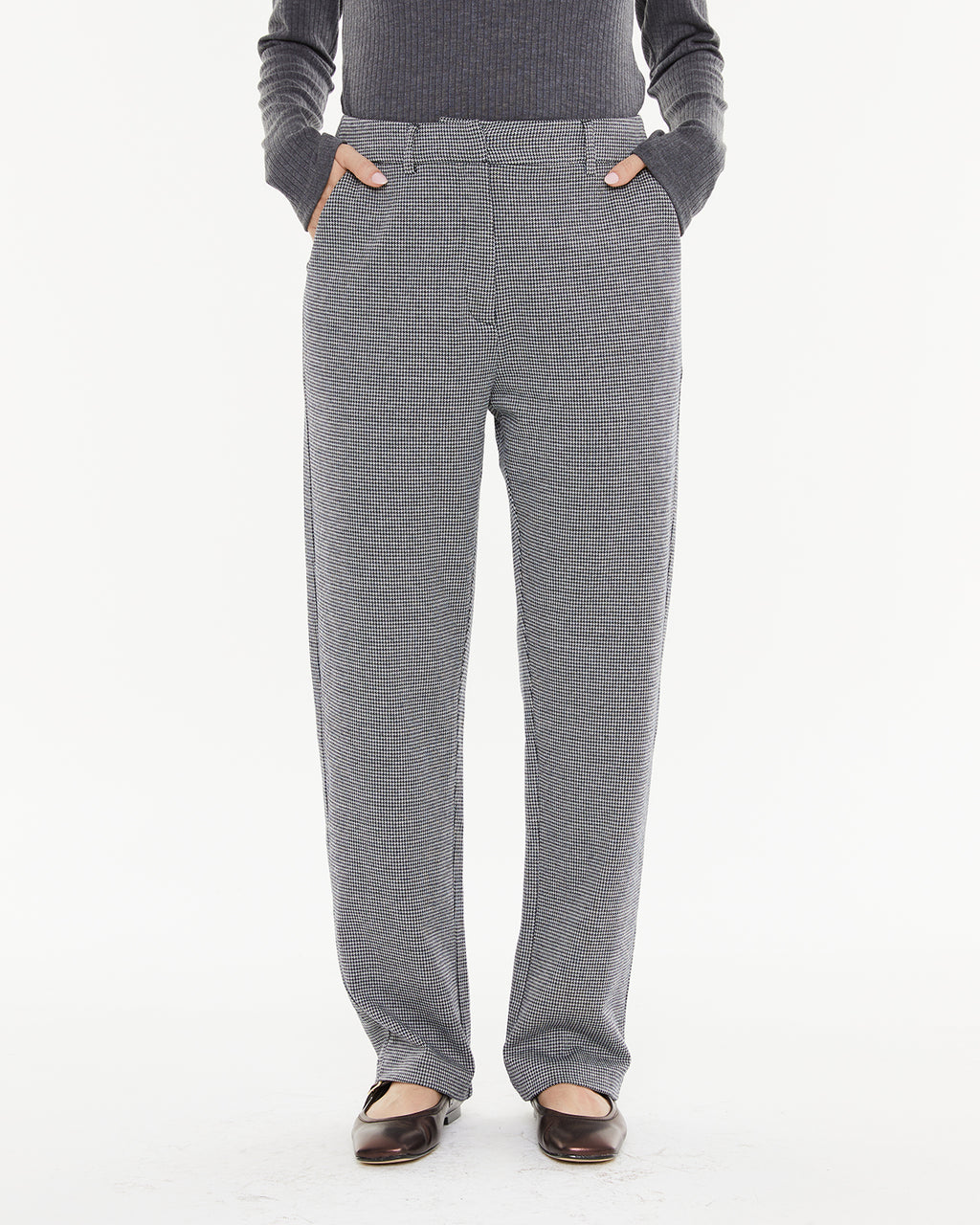 Pantalón jacquard confort