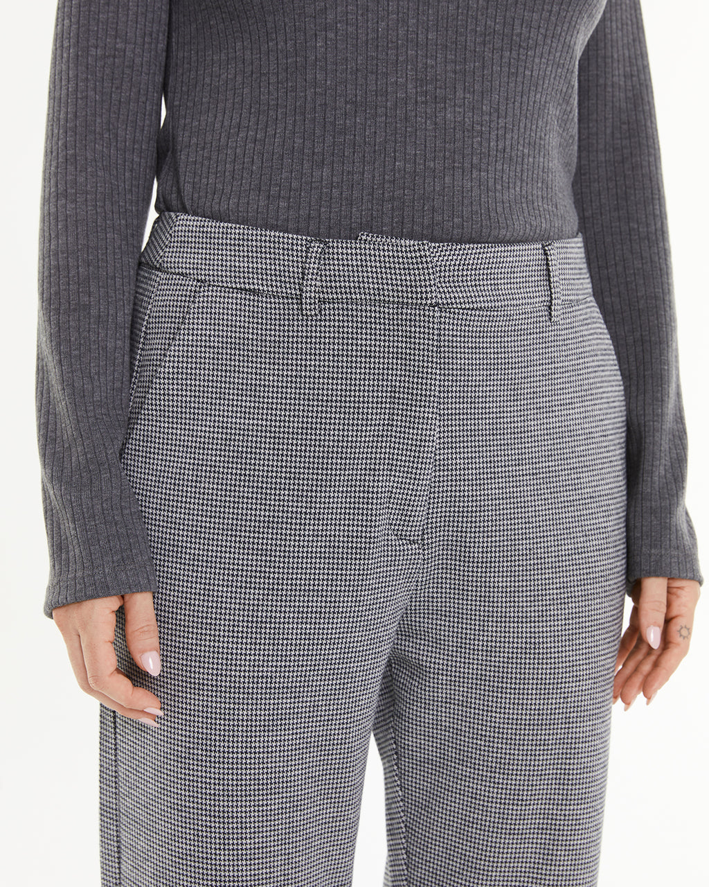 Pantalón jacquard confort