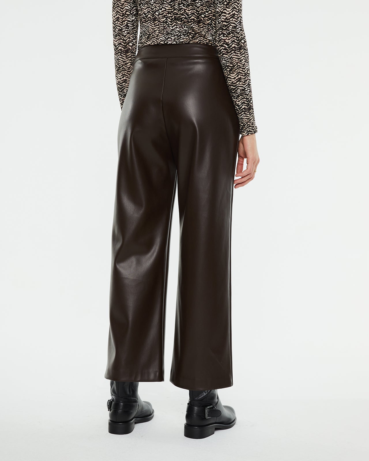 pantalon en simili cuir