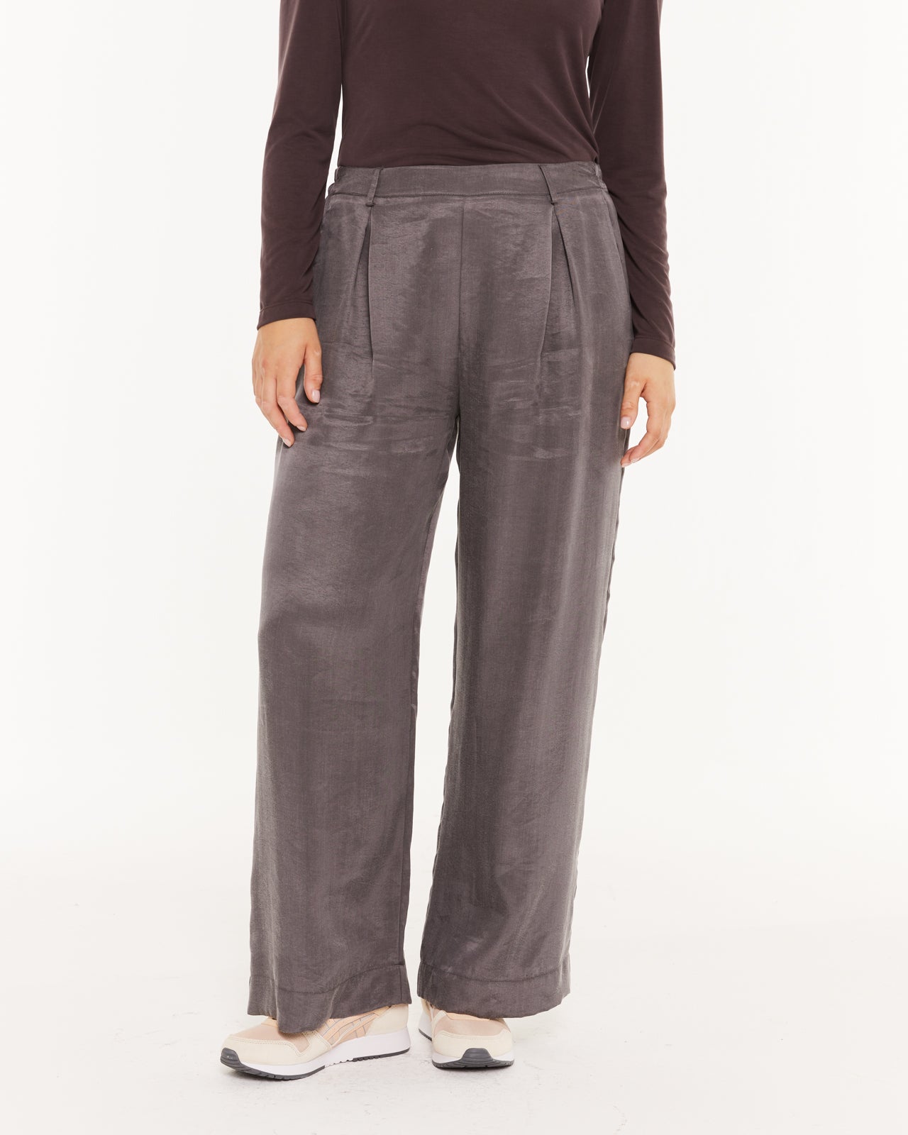 Pantalon fluide avec taille élastique