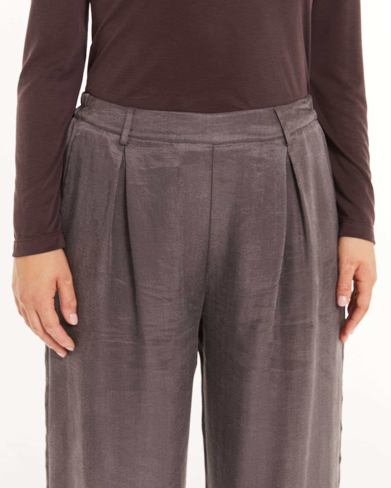 Pantalon fluide avec taille élastique