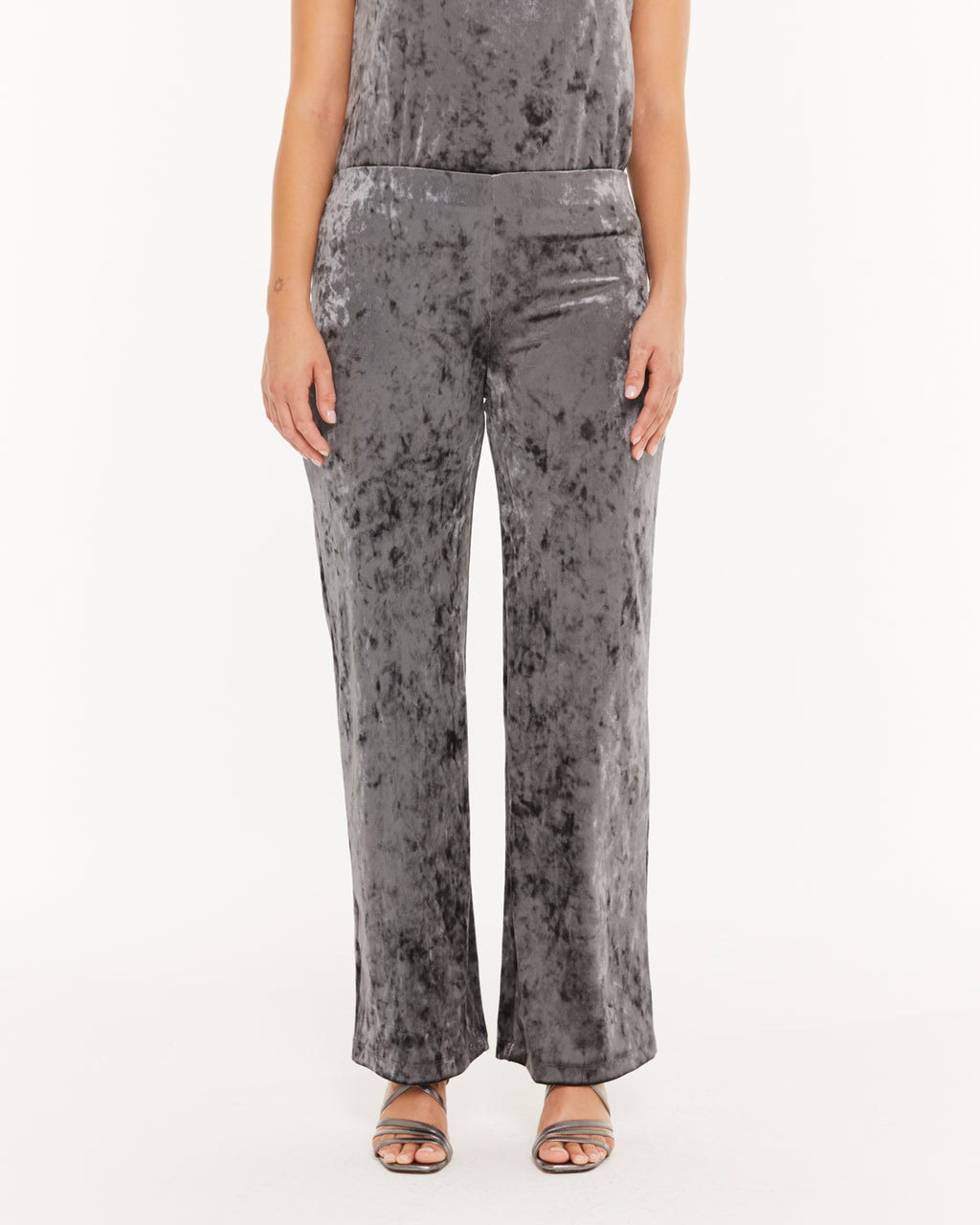 Pantalón ancho tenciopelo