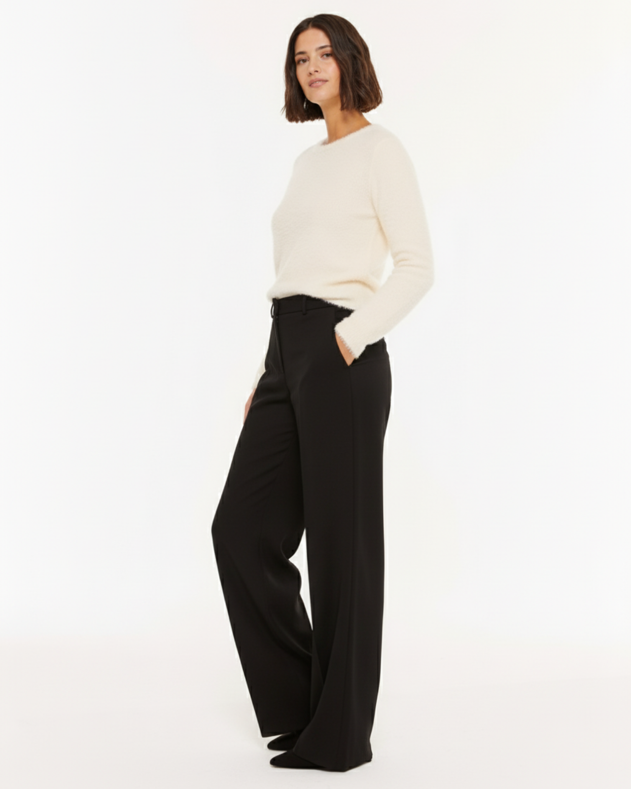 Pantalon confortable à jambes larges