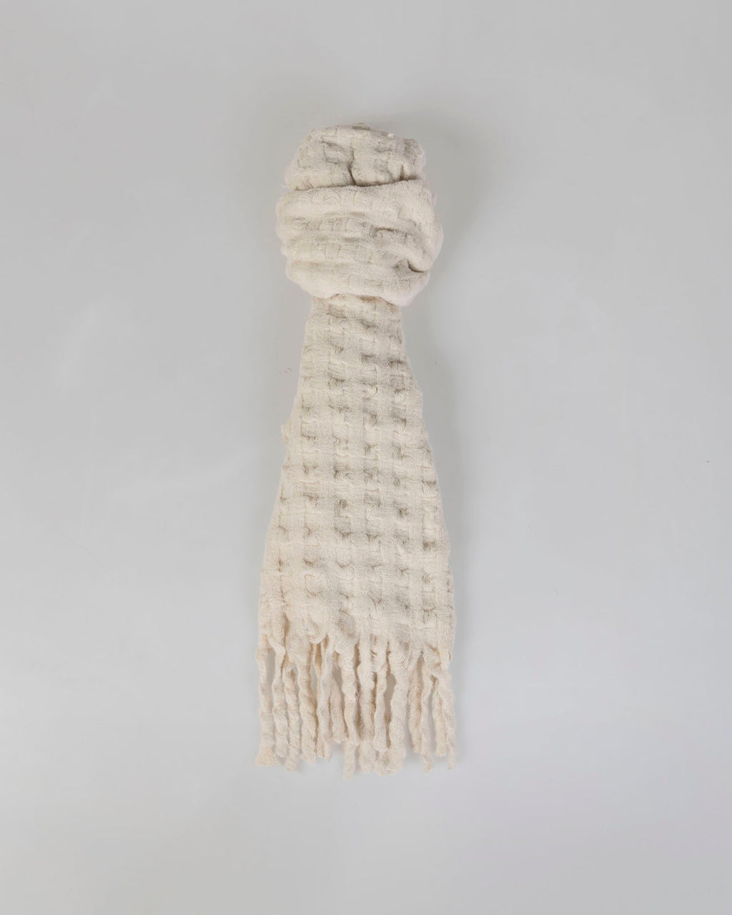 Bufanda efecto waffle