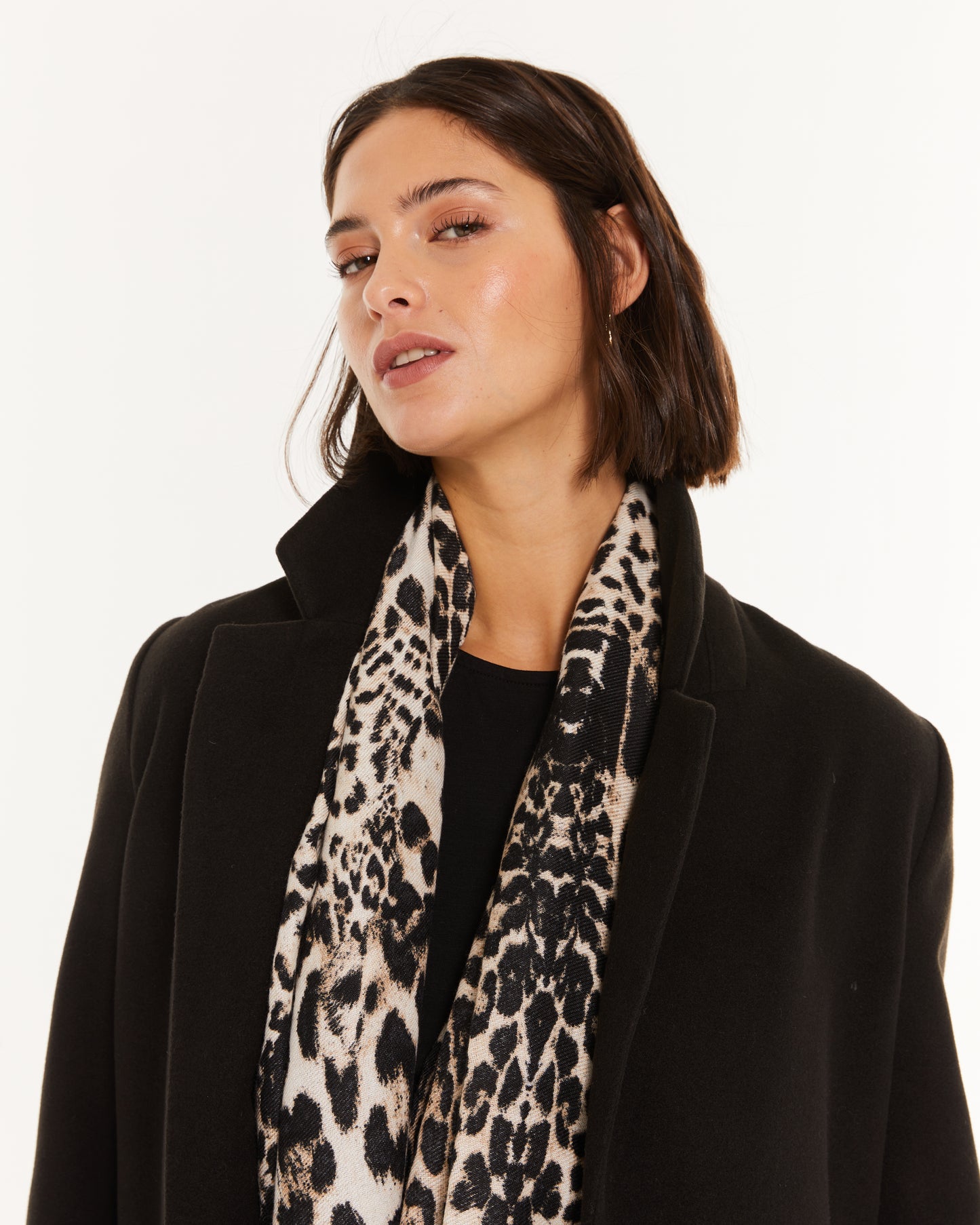 Écharpe à imprimé animal