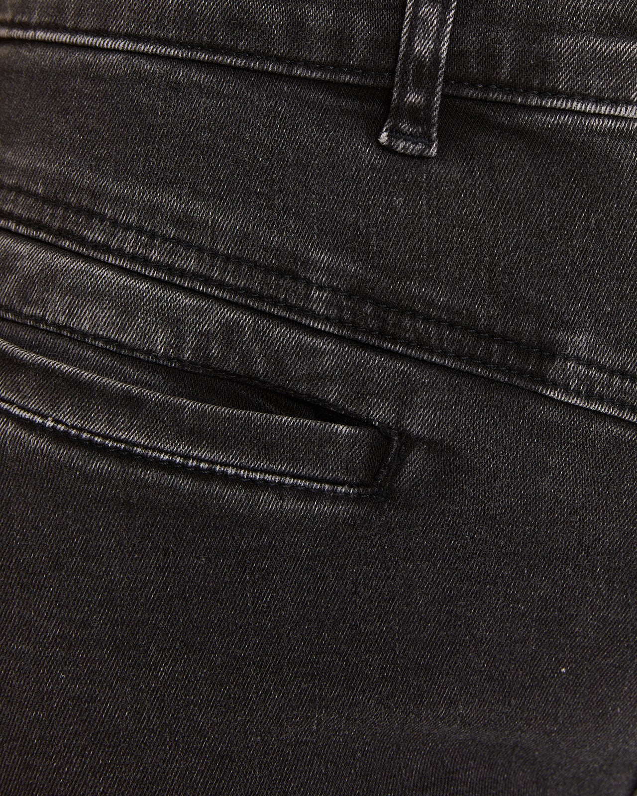 Pantalon en denim avec poches passepoilées