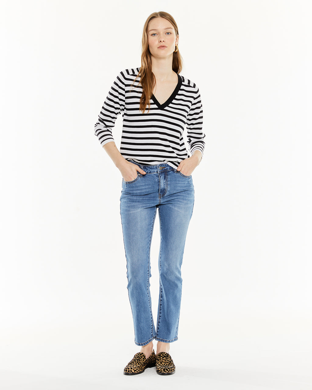 Pantalón denim 5 bolsillos